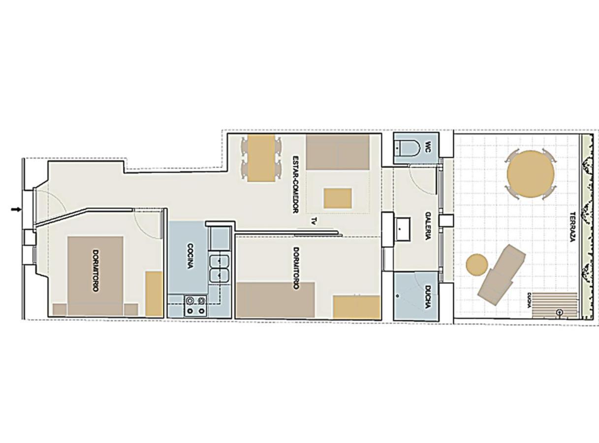 Mab2 - Mab2 - Apt At Street Level With Private Terrace *